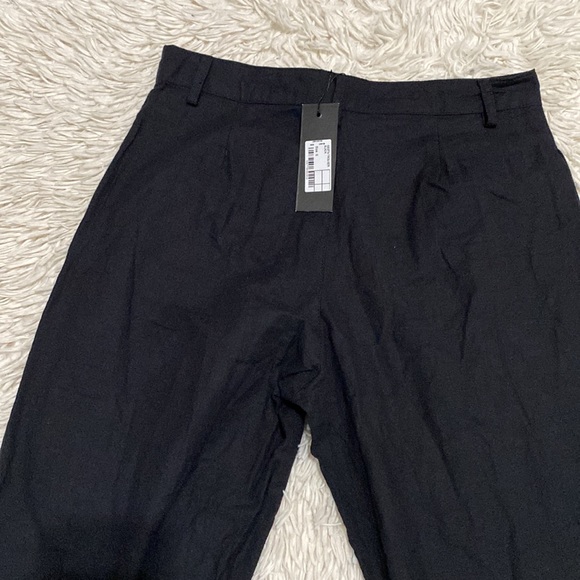 Motel Pants Flare Slit Gesta Trouser black Sz small 28 NWT - Picture 11 of 11